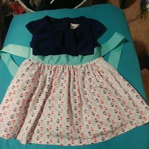 Nautical themed dress